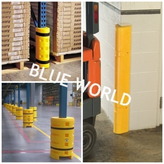 โรงงานติดตั้งม่านริ้วพลาสติกห้องเย็น บลูเวิลด์ เทรดดิ้ง - อุปกรณ์กันชน (Sentry Protection)  